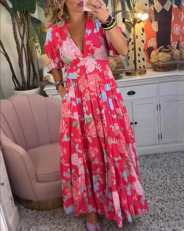 Rosie Floral Maxi Dress