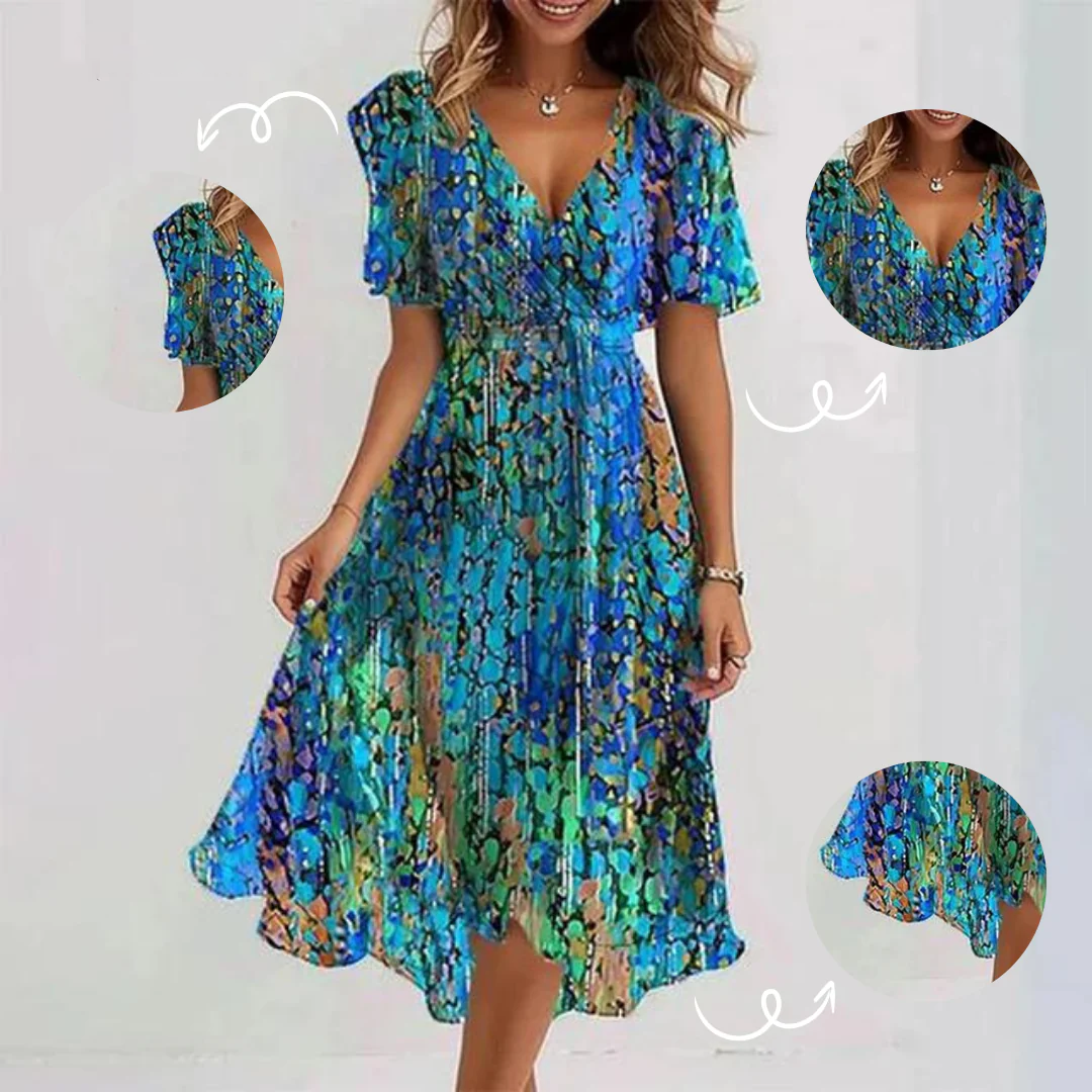 Hallie Elegant Midi Dress