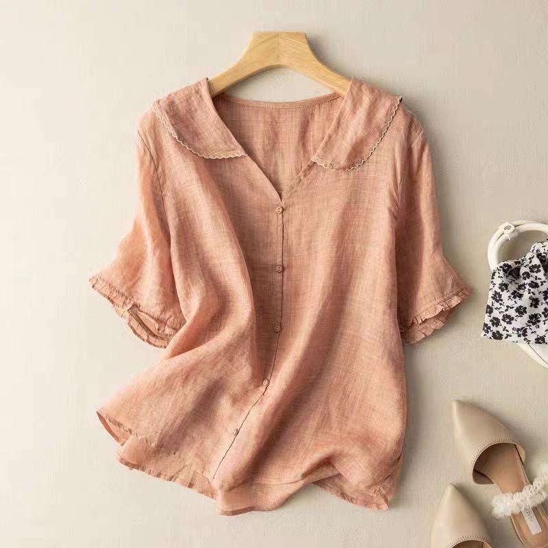 Kristal Blouse With Button Detail