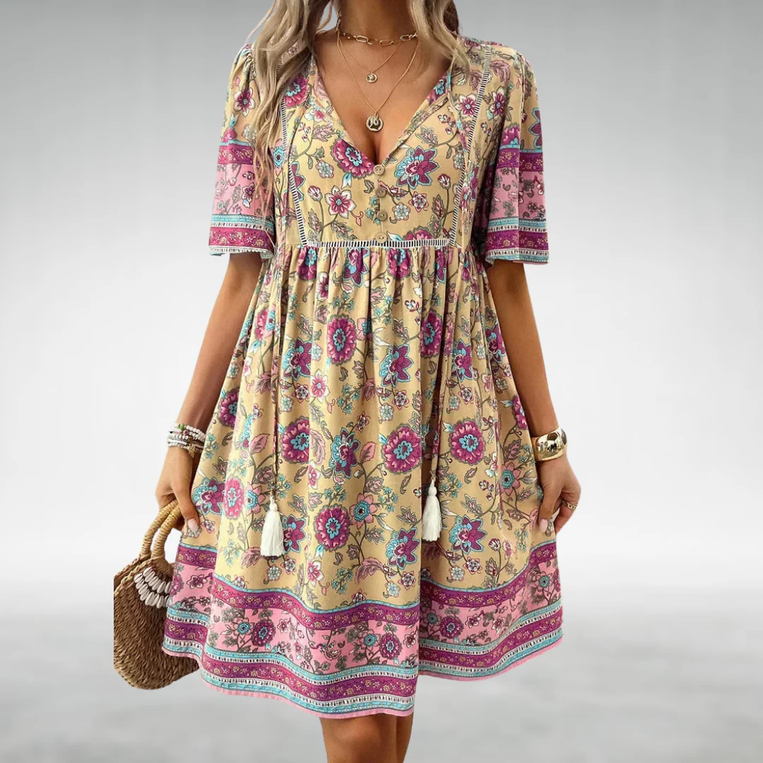 Mila Casual Bohemian Dress
