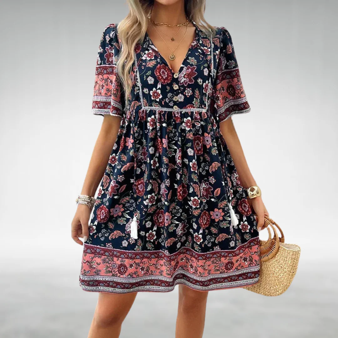 Mila Casual Bohemian Dress