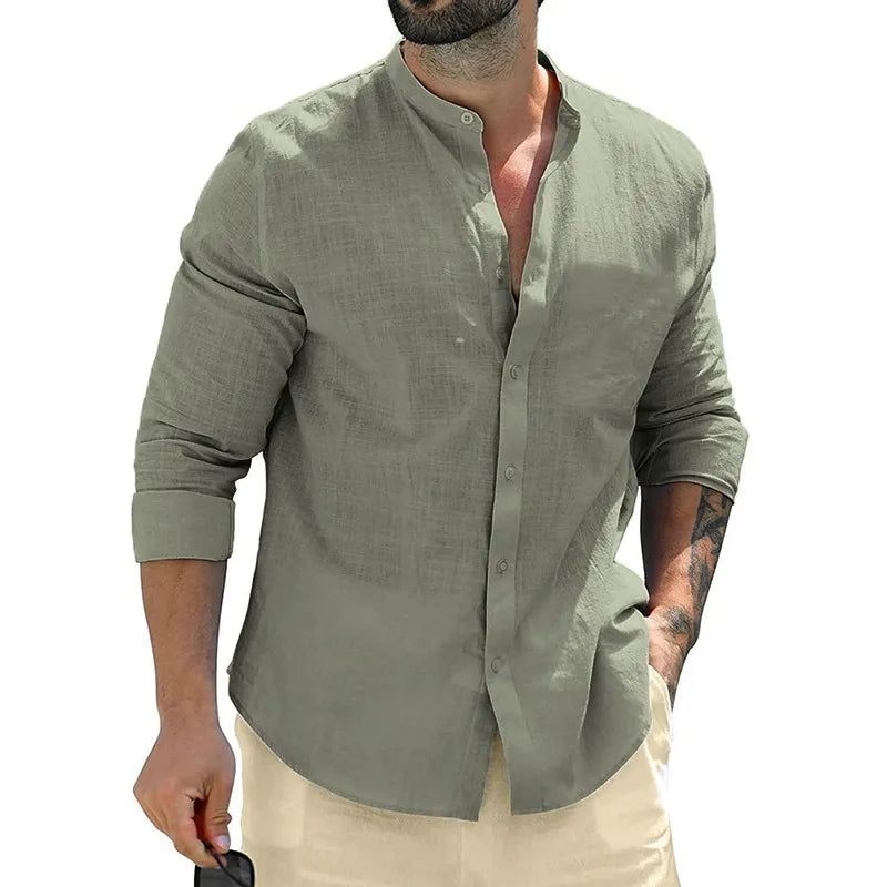 Alan Men's Linen Shirt