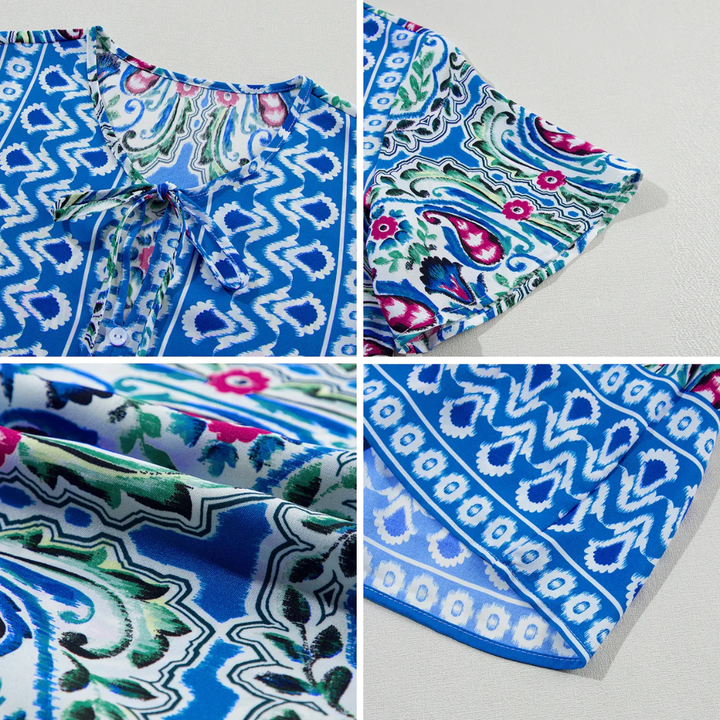 Sienna Boho Floral Print Dress