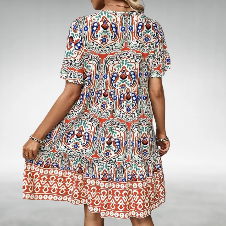 Sienna Boho Floral Print Dress