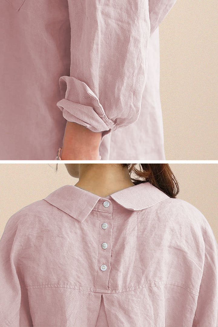 Oversized Cotton Linen Shirt