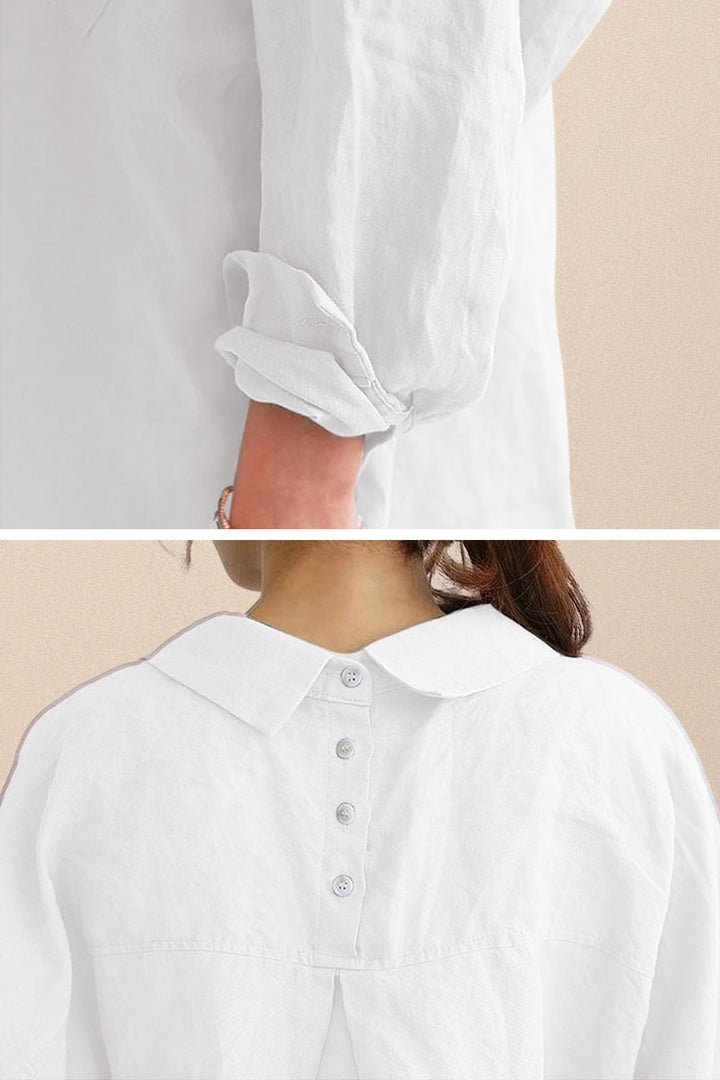 Oversized Cotton Linen Shirt