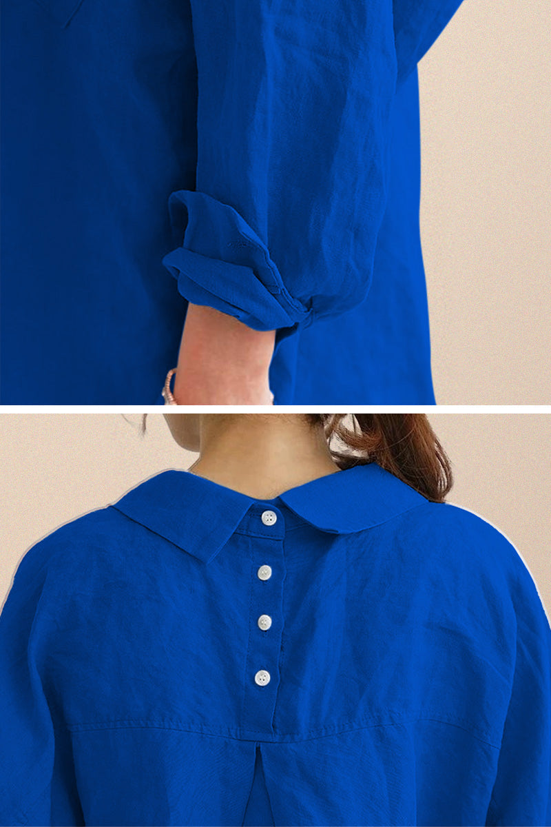 Oversized Cotton Linen Shirt