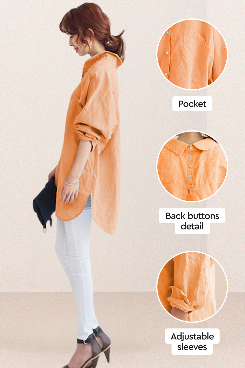 Oversized Cotton Linen Shirt