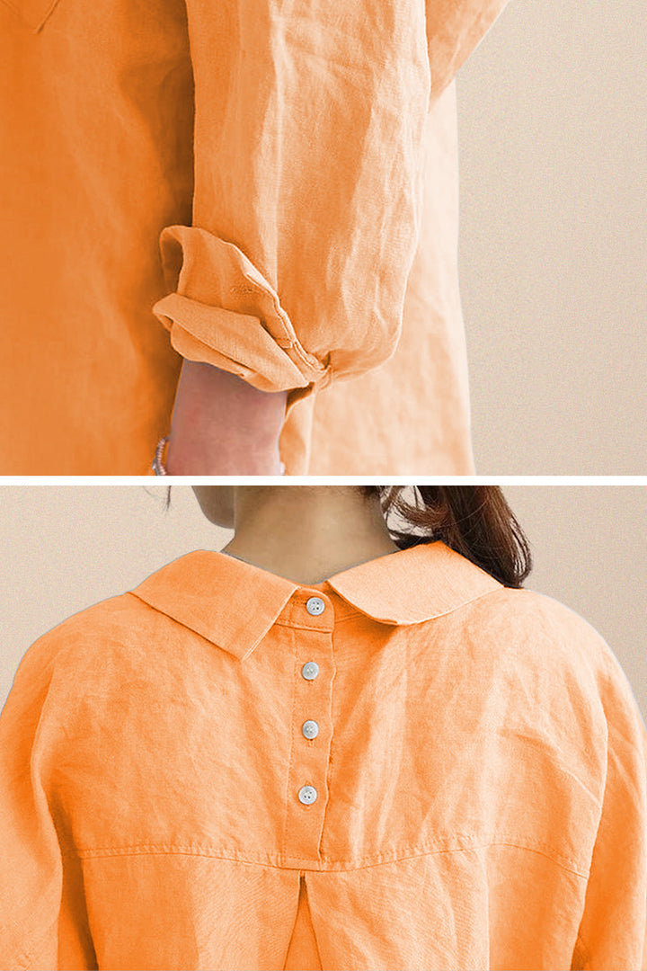 Oversized Cotton Linen Shirt