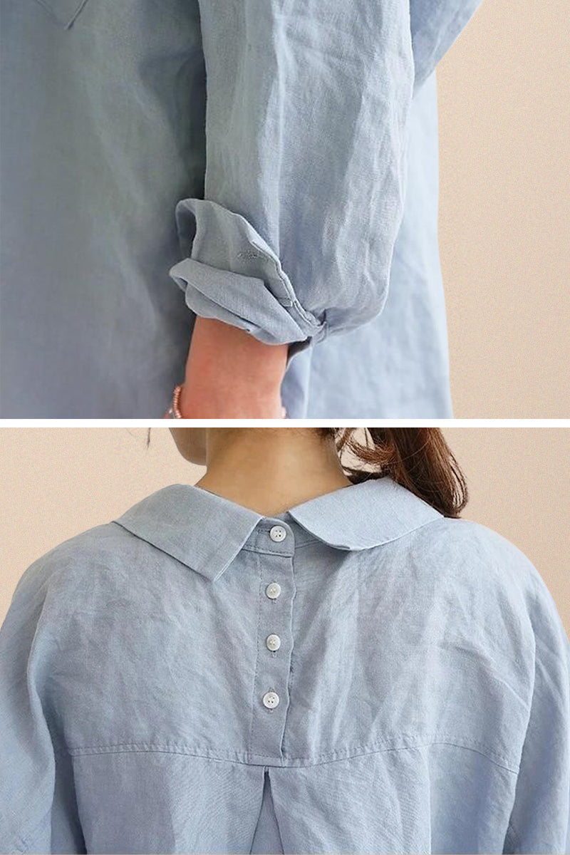 Oversized Cotton Linen Shirt