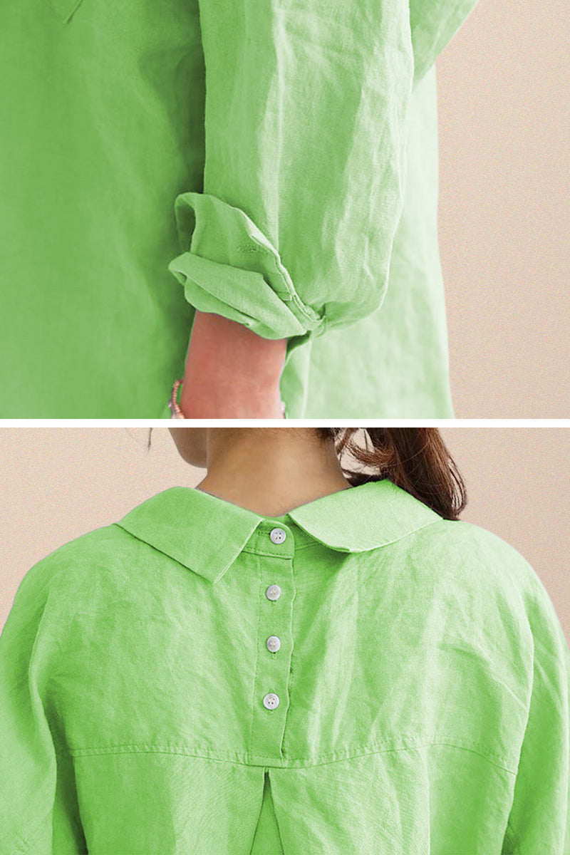 Oversized Cotton Linen Shirt