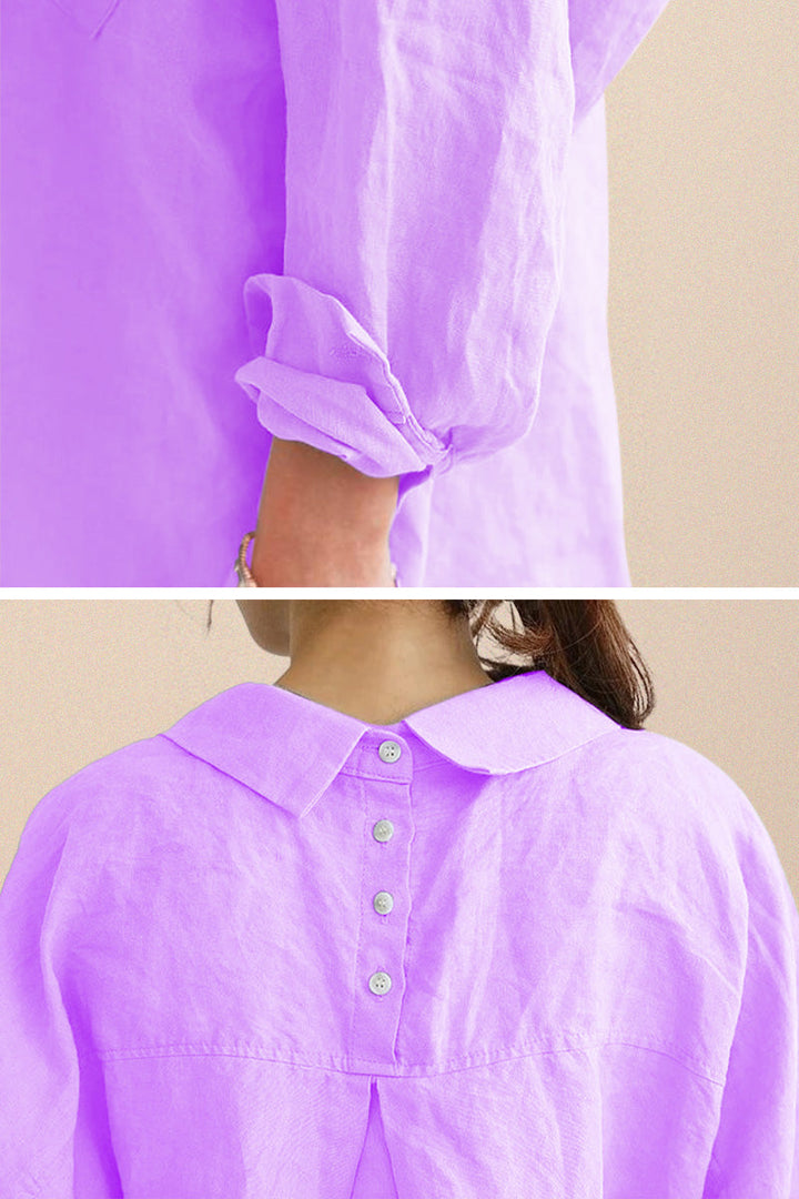 Oversized Cotton Linen Shirt