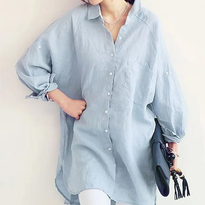 Oversized Cotton Linen Shirt
