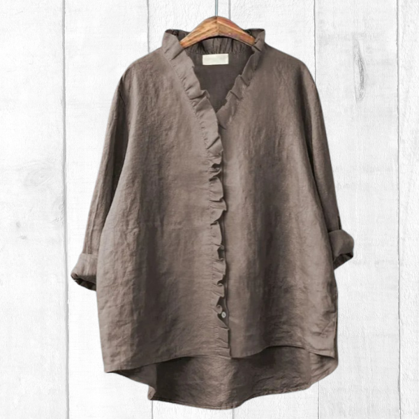 Samantha - Ruffle Shirt