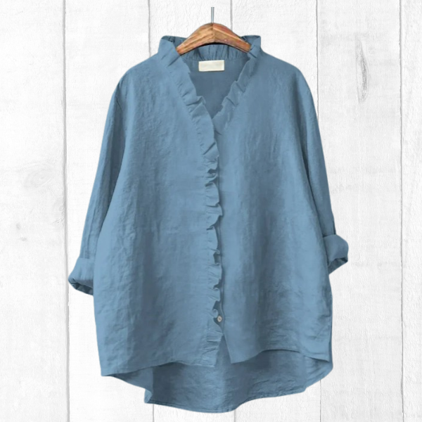 Samantha - Ruffle Shirt