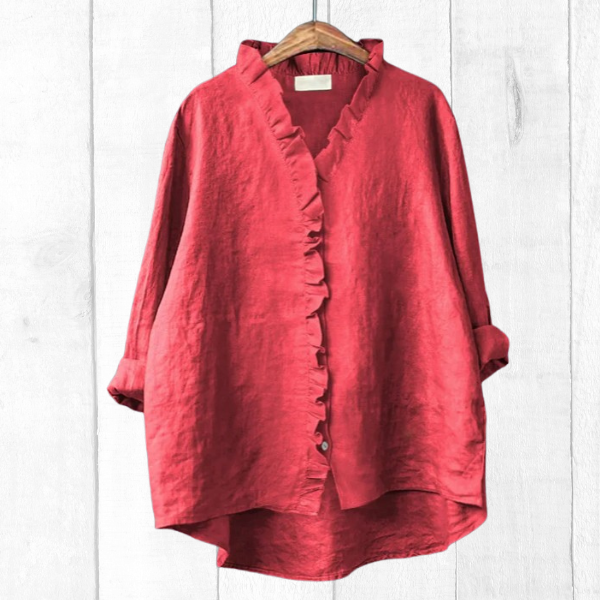 Samantha - Ruffle Shirt