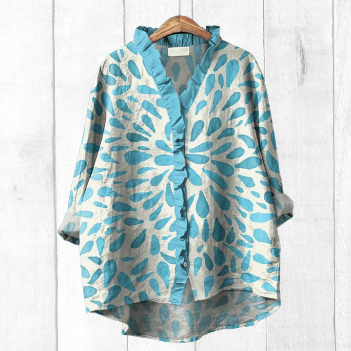 Samantha - Ruffle Shirt