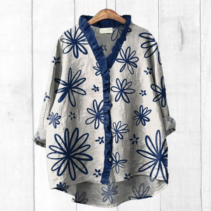 Samantha - Ruffle Shirt