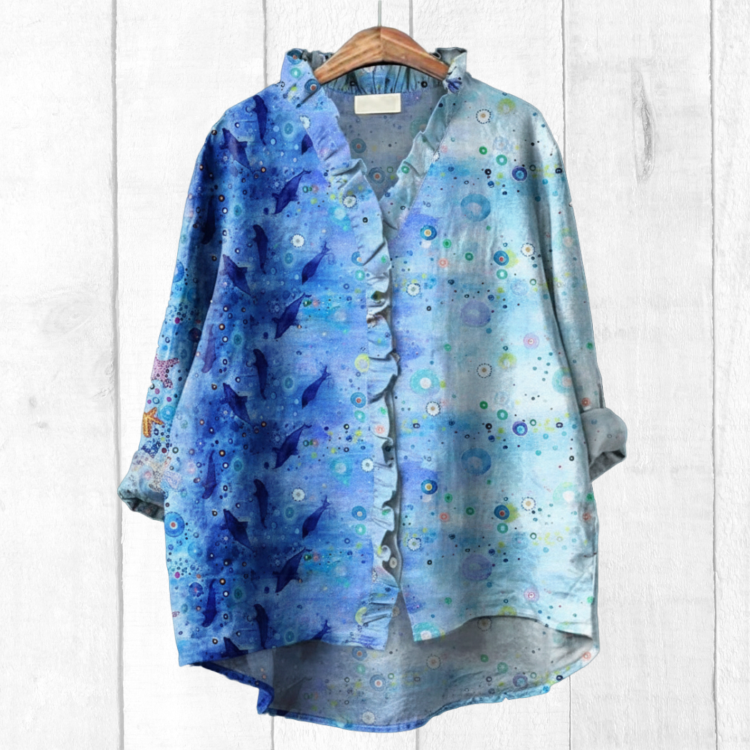 Samantha - Ruffle Shirt