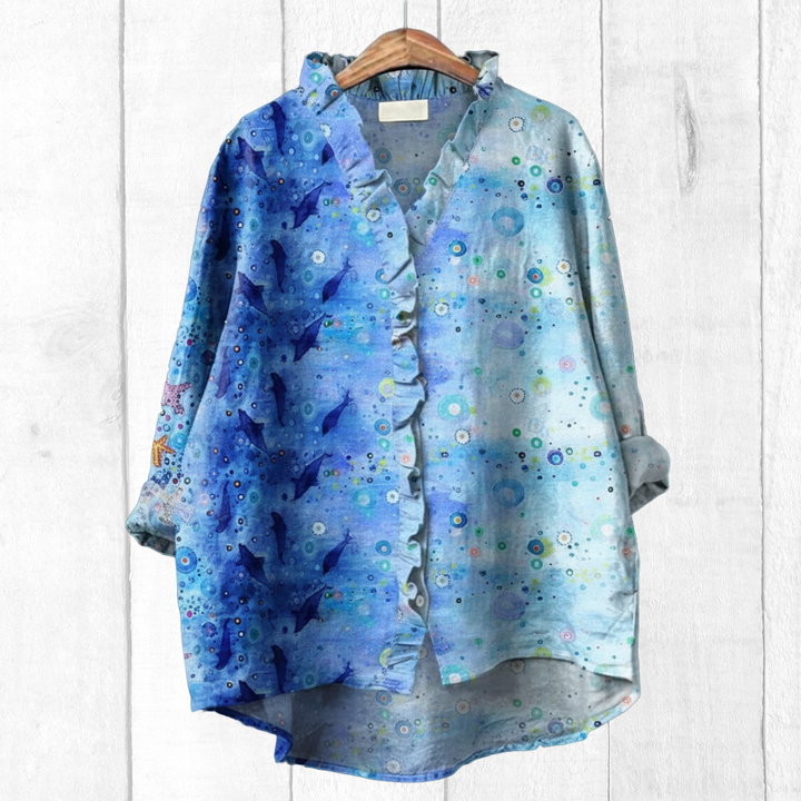 Samantha - Ruffle Shirt