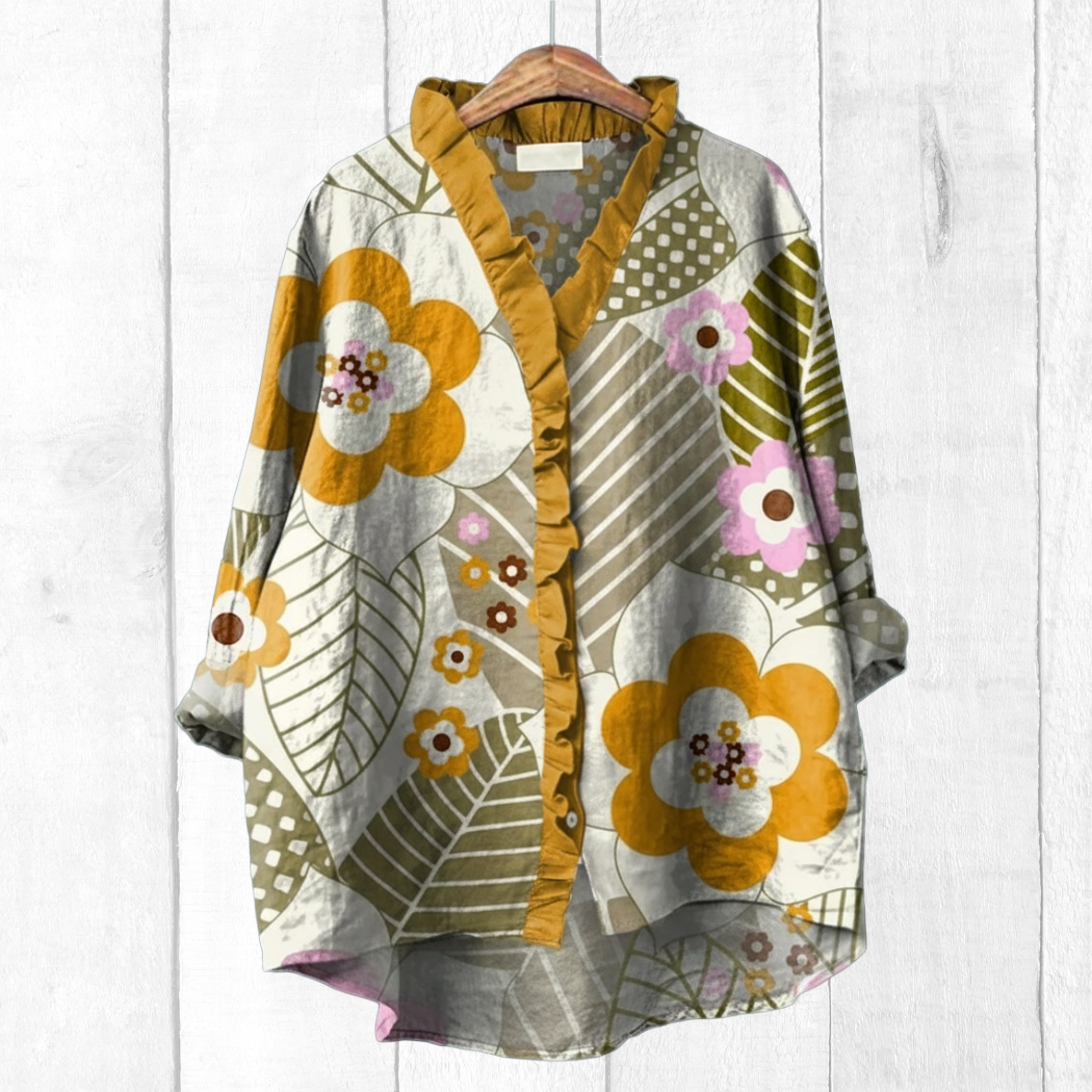 Samantha - Ruffle Shirt