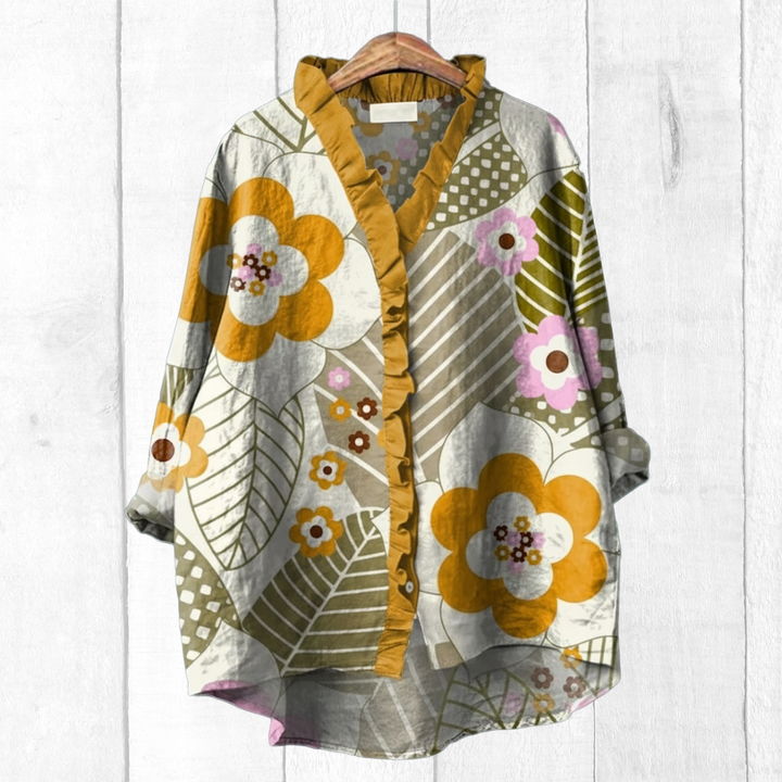 Samantha - Ruffle Shirt