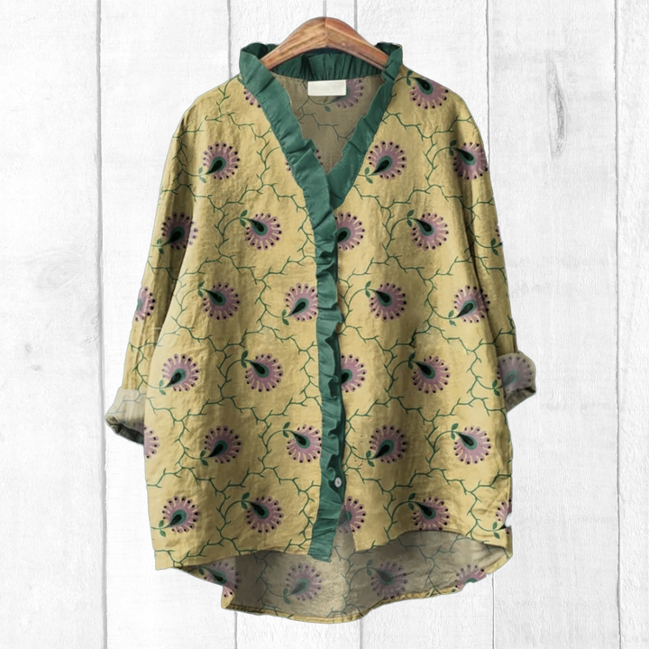 Samantha - Ruffle Shirt