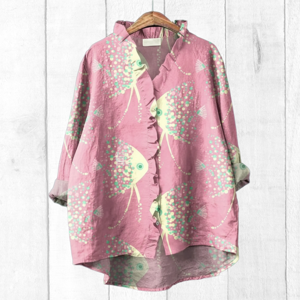 Samantha - Ruffle Shirt