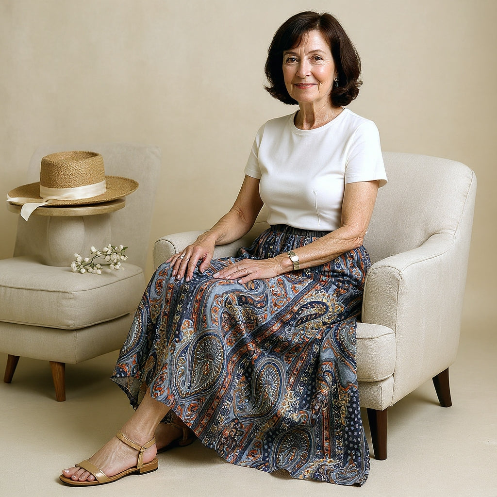 Saint Lucy Linen Blend Skirt