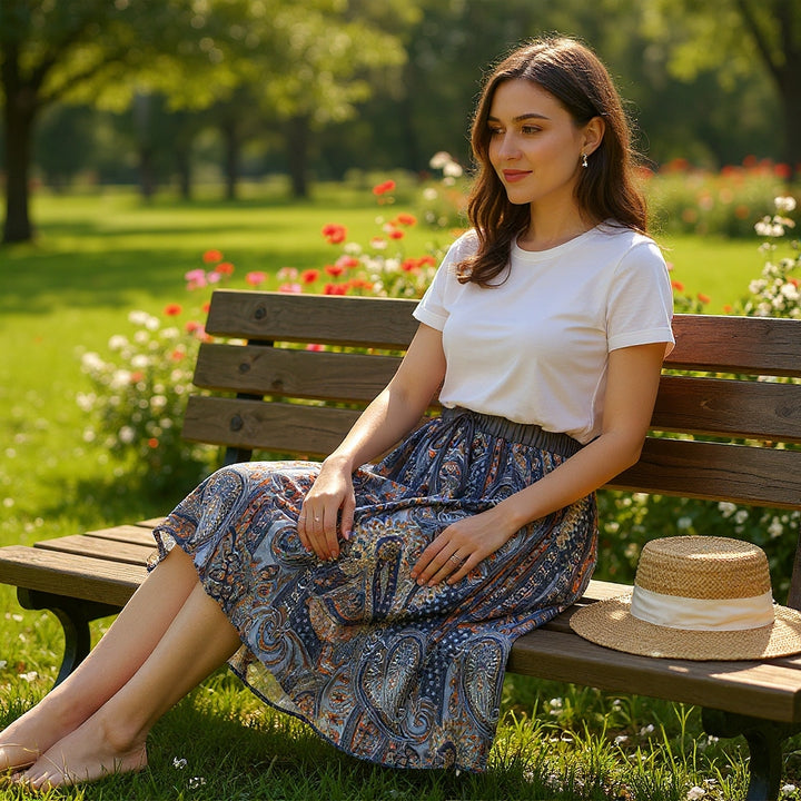 Saint Lucy Linen Blend Skirt
