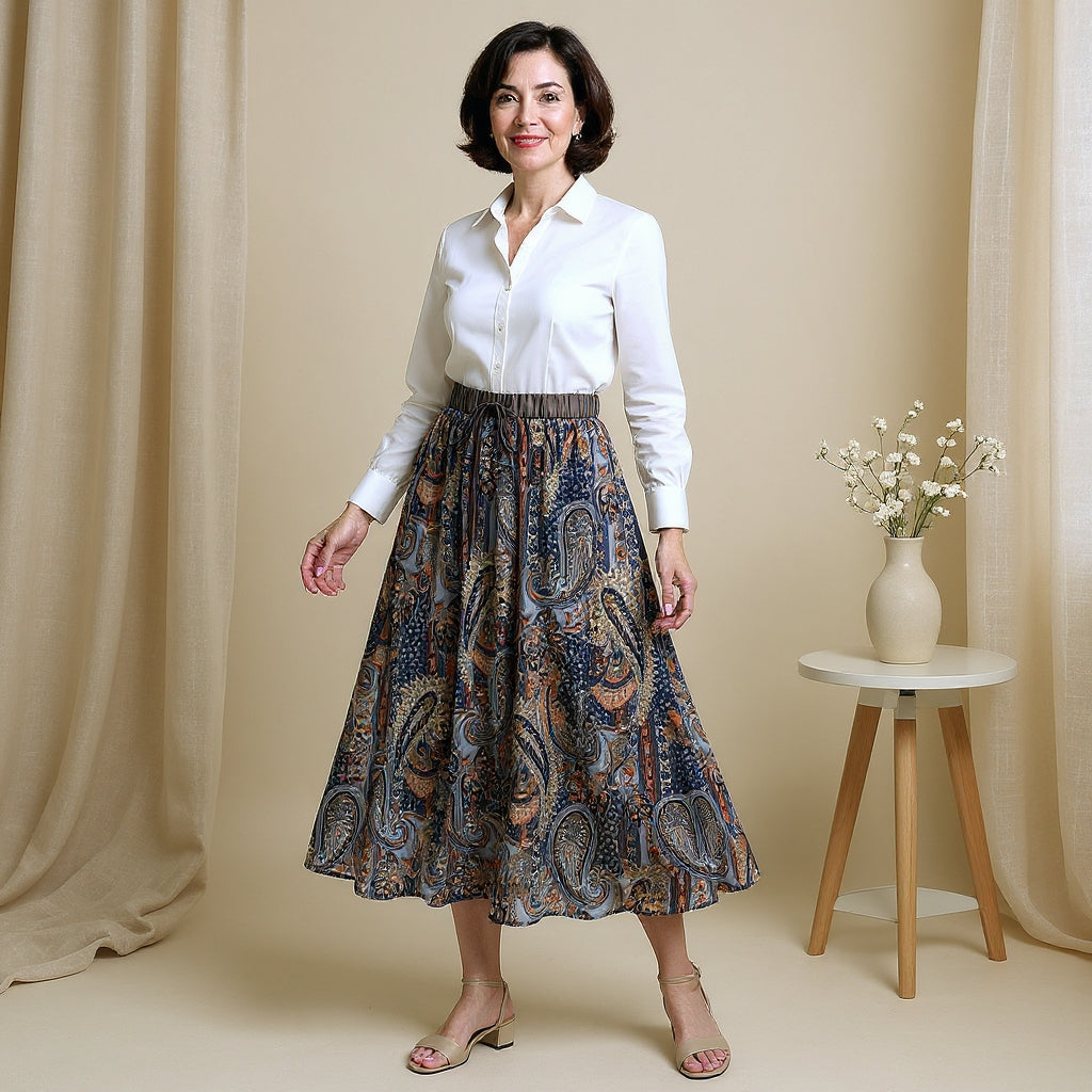 Saint Lucy Linen Blend Skirt